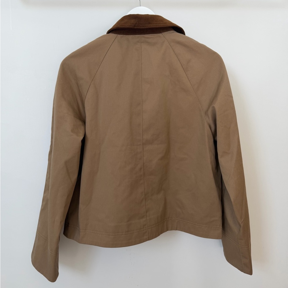 NWT H&M Tan Barn Jacket with Corduroy Collar XS - Picture 7 of 7